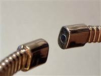 Armband Bolzoni Dame TUBO GAS in Rosègold Diamante 0.20 Ct BR398-ORB-W - BR398-ORB-W